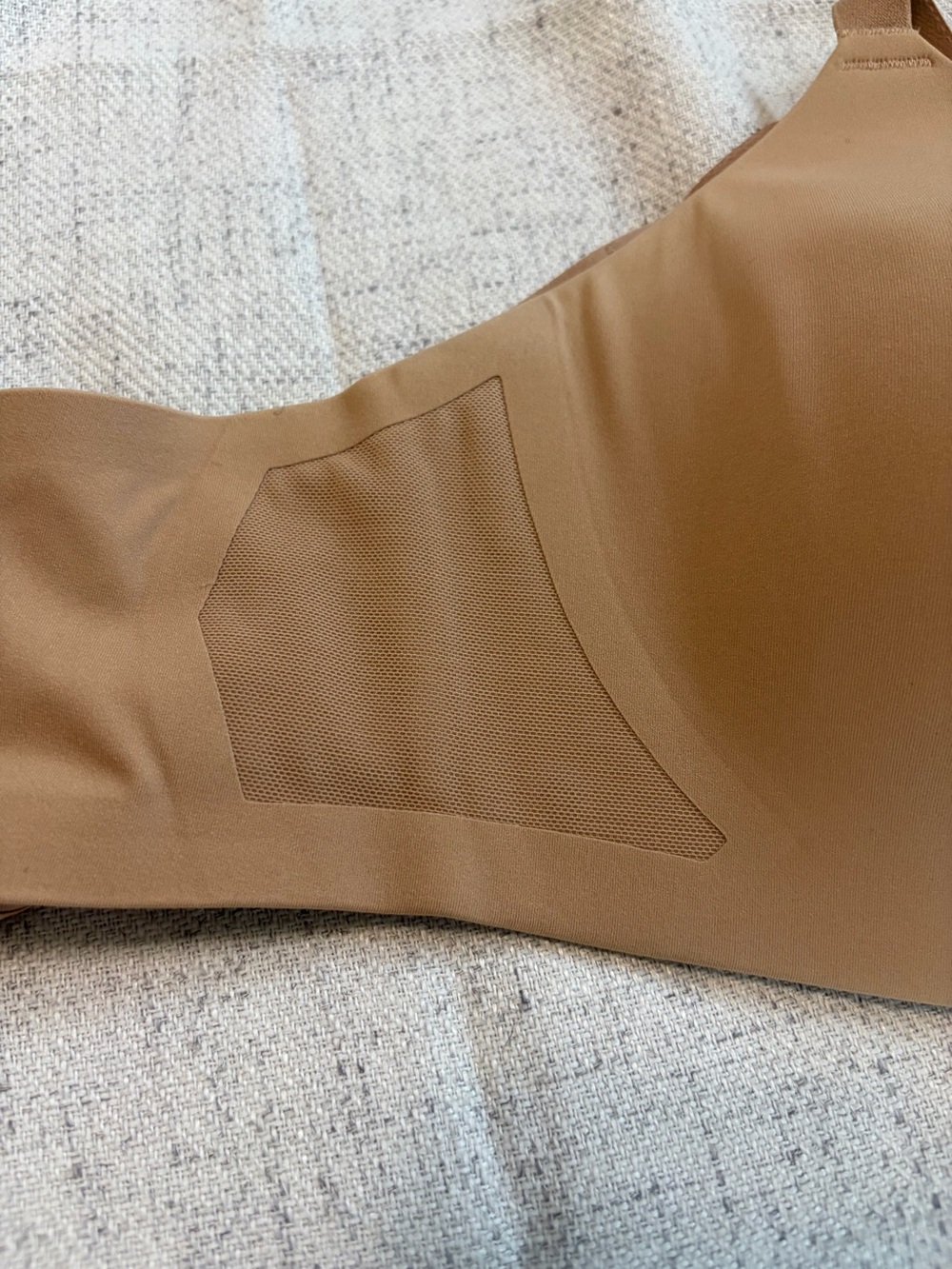 Honeylove Crossover Contour Wireless Nude Comfy T-Shirt Bra 34C - Picture 7 of 7